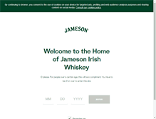 Tablet Screenshot of jamesonwhiskey.com